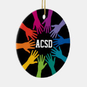 Décoration En Céramique Unité - Travail d'équipe - SRF (Droite)