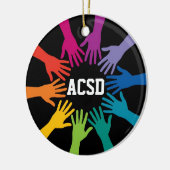 Décoration En Céramique Unité - Travail d'équipe - SRF (Gauche)