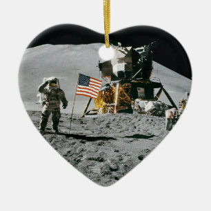 Décoration En Céramique Univers de la NASA d'alunissage de module lunaire