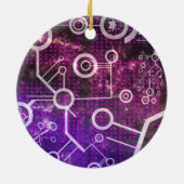 Décoration En Céramique Univers numérique (Dos)