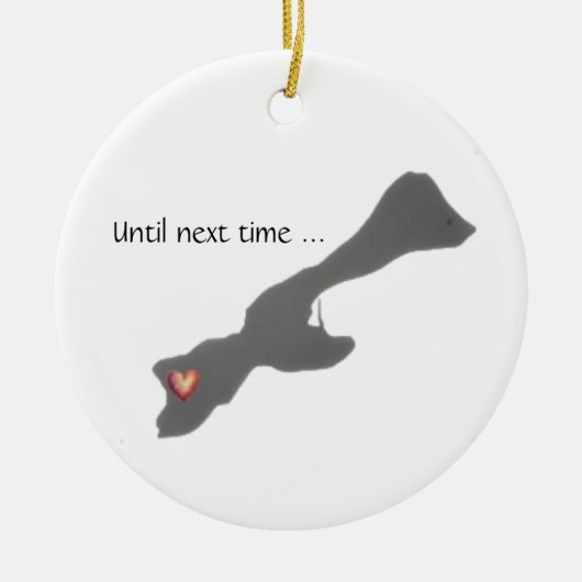 Décoration En Céramique Until Next Time Madeline Island Ornament (Devant)
