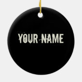 Décoration En Céramique Uranus bleu planète 3d espace univers illustration (Dos)