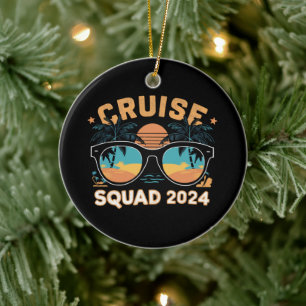 Décoration En Céramique Vacances de Famille et d'Amis Croisière en Bateau 