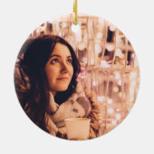 Décoration En Céramique Vacances de Noël modernes photo complète (Dos)