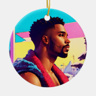 Décoration En Céramique Vacances d'hiver Hunk 01