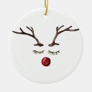 Décoration En Céramique Vacances d'hiver Rudolph