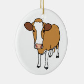 Décoration En Céramique Vache (Droite)