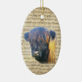 Décoration En Céramique Vache de Highland (Droite)