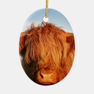 Décoration En Céramique Vache des montagnes écossaise - Ecosse