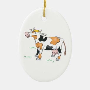 Décoration En Céramique Vache Mignonne