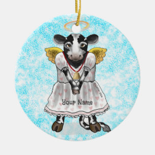 Décoration En Céramique Vache sacrée