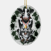 Décoration En Céramique Vache timide seau (Droite)