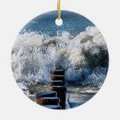 DÉCORATION EN CÉRAMIQUE VAGUES (Dos)