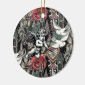 Décoration En Céramique valentine maximalisme col sombre (Gauche)