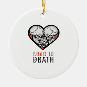Décoration En Céramique Valentines esthétiques Jusqu'à la mort Faisons-nou