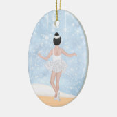 Décoration En Céramique Valse des flocons de neige Nutcracker Ballet Noël (Gauche)