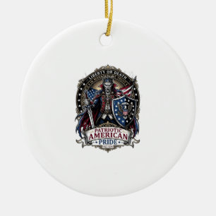 Décoration En Céramique Vampire Patriotique Liberté Seigneur Monstre Horre