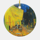 Décoration En Céramique Van Gogh Café Terrasse Rue Française Scène (Dos)