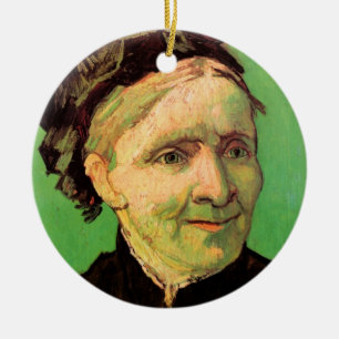 Décoration En Céramique Van Gogh; Portrait de la mère de l'artiste, Art an