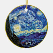 Décoration En Céramique Van Gogh, Starry Night, (Devant)