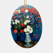 Décoration En Céramique Van Gogh - Vase avec Coquelicots, (Dos)