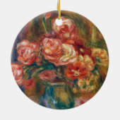 Décoration En Céramique Vase de Rose | Renoir (Dos)