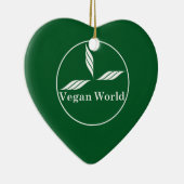 Décoration En Céramique Vegan World-New Design/Logo (Droite)