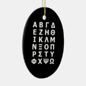 Décoration En Céramique Veille alphabétique grecque (Droite)