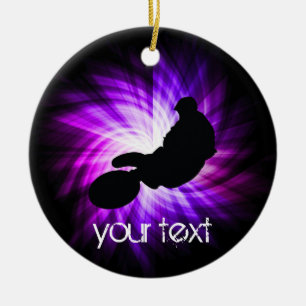 Décoration En Céramique Vélo cool pourpre