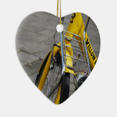 Décoration En Céramique Vélo jaune Amsterdam (Droite)