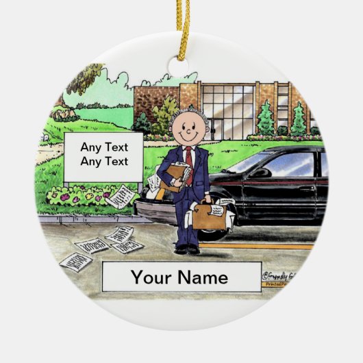 Décoration En Céramique Vendeur - Homme (Devant)