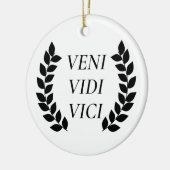 Décoration En Céramique Veni Vidi Vici (Gauche)