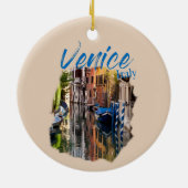 Décoration En Céramique Venise, Italie : Le long du canal (Dos)