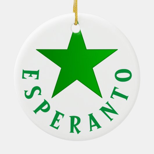 Décoration En Céramique Verda Stelo (Esperanto Star) (Dos)