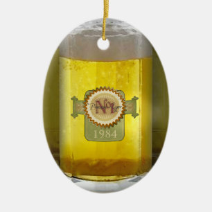 Décoration En Céramique Verre de bière personnalisé drôle