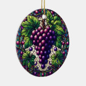 Décoration En Céramique Verre de raisins (Droite)