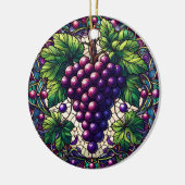 Décoration En Céramique Verre de raisins (Gauche)