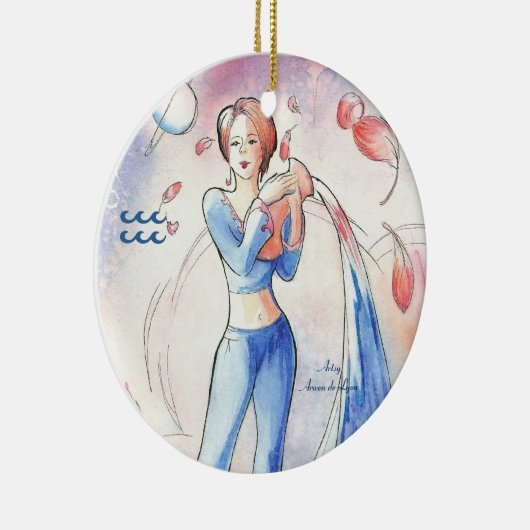 Décoration En Céramique Verseau (Droite)