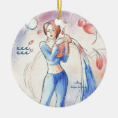 Décoration En Céramique Verseau (Devant)