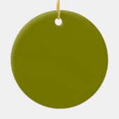 Décoration En Céramique Vert olive classique (Dos)