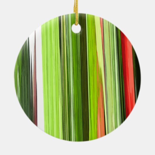 Décoration En Céramique Vert vertical Abstrait 422 (Dos)