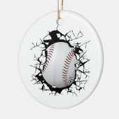 Décoration En Céramique Vêtements de baseball - Baseball (Gauche)