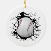 Décoration En Céramique Vêtements de baseball - Baseball (Dos)