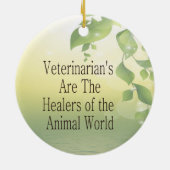 Décoration En Céramique Vétérinaire (Dos)