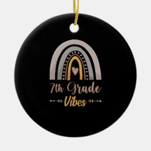 Décoration En Céramique Vibes de 7e année Rentrée scolaire en septième ann