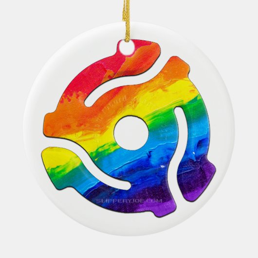 Décoration En Céramique Vibran de l'adaptateur d'enregistrement SlipperyJo (Dos)