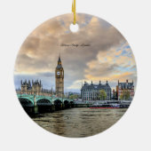 Décoration En Céramique Victoria Bridge, Londres, Angleterre (Dos)