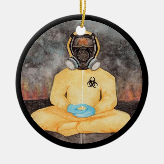 Décoration En Céramique Vidéo de Noël Personalisé Biodanger Cer (Devant)