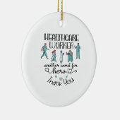 Décoration En Céramique Vie infirmière | Infirmière soignante (Droite)