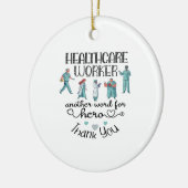 Décoration En Céramique Vie infirmière | Infirmière soignante (Gauche)